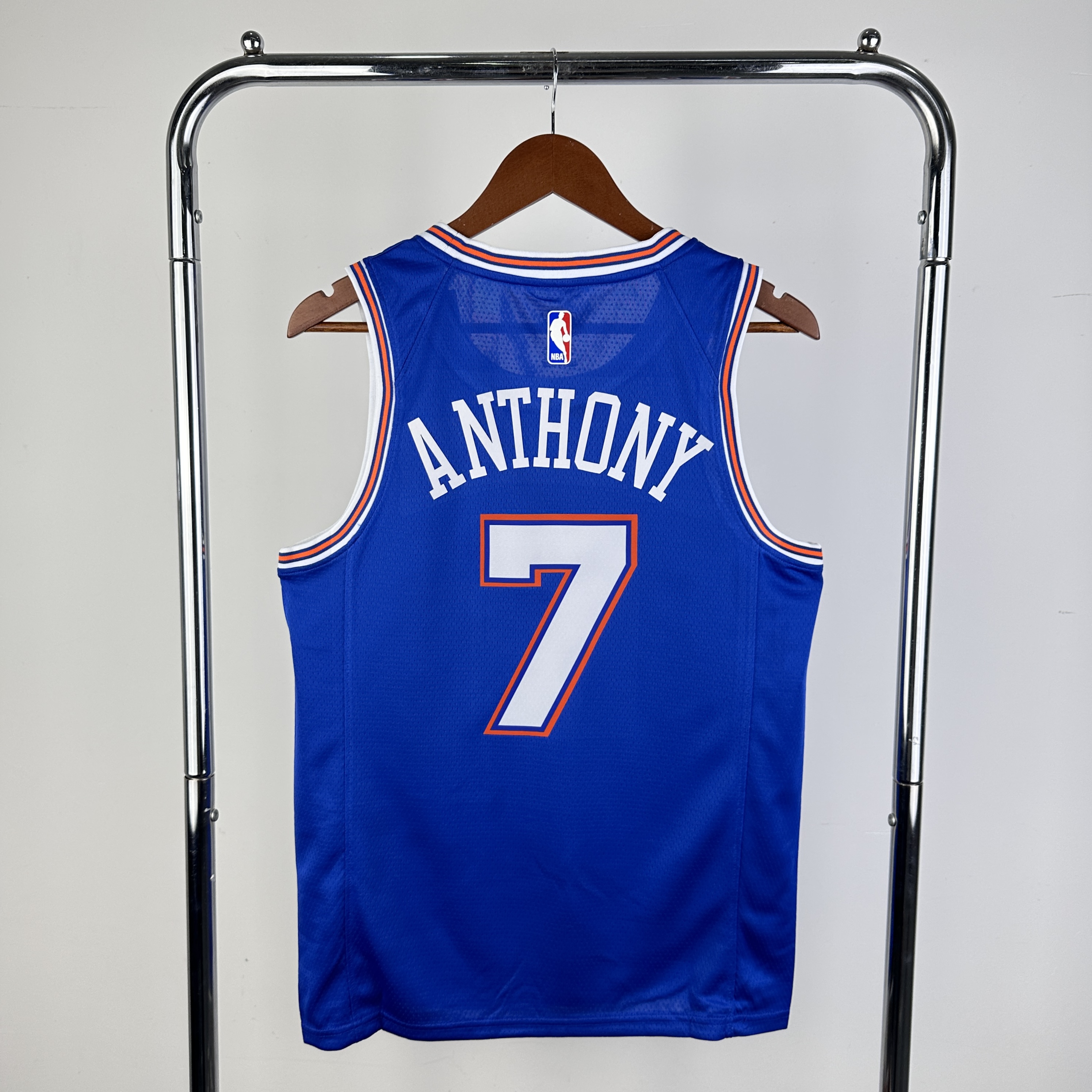 Men New York Knicks #7 Anthony Blue Season 2024 NBA Jersey->->NBA Jersey